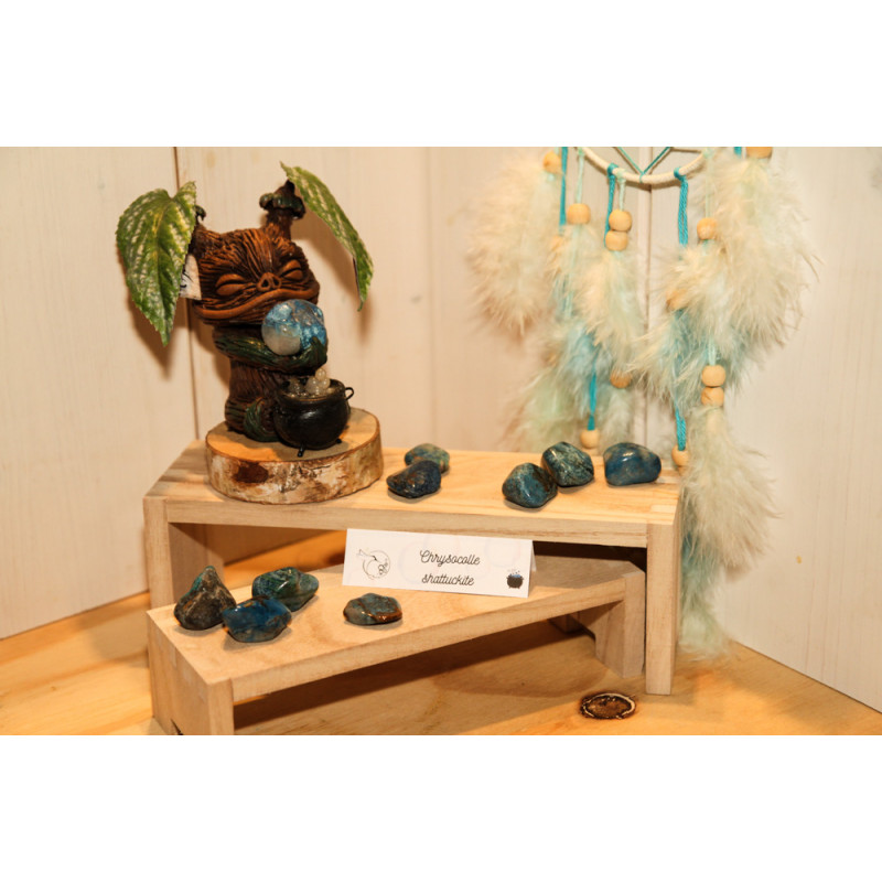 Chrysocolle shattuckite Namibie