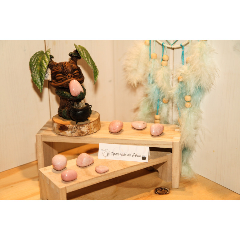 Opale rose du Pérou