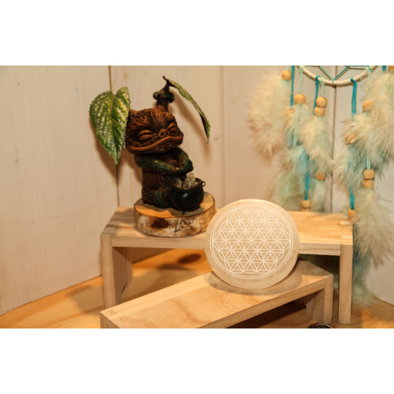 Plateau Sélénite 8cm