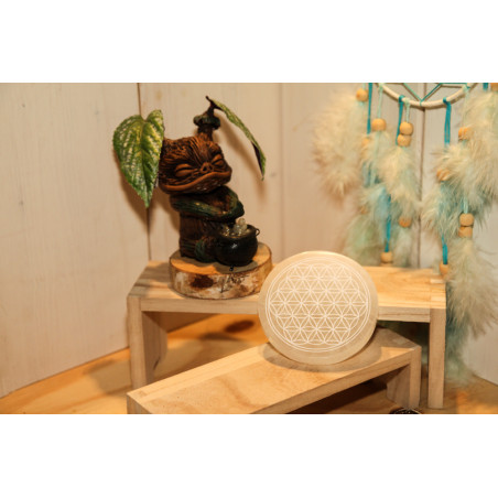 Plateau Sélénite 8cm